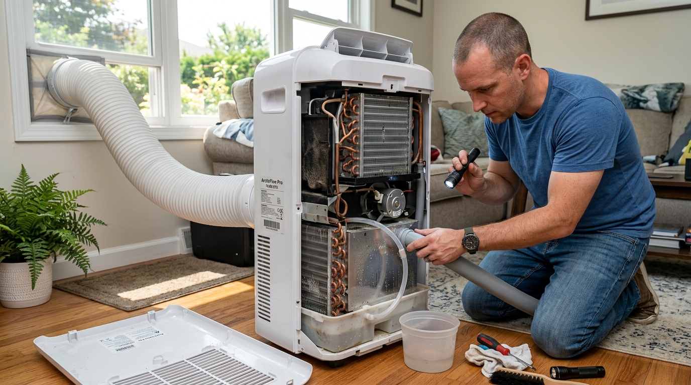 Portable Air Conditioner Not Evaporating?