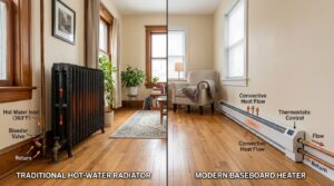 Radiator vs Baseboard Heate