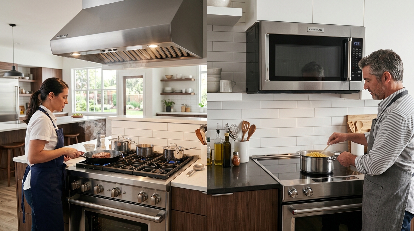Range Hoods vs Over-the-Range Microwaves