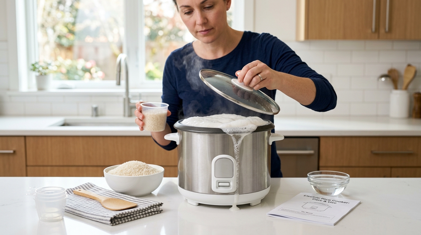 Rice Cooker Boiling Over