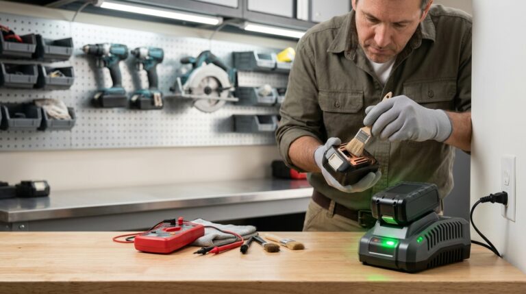 Ryobi Charger Flashing Green