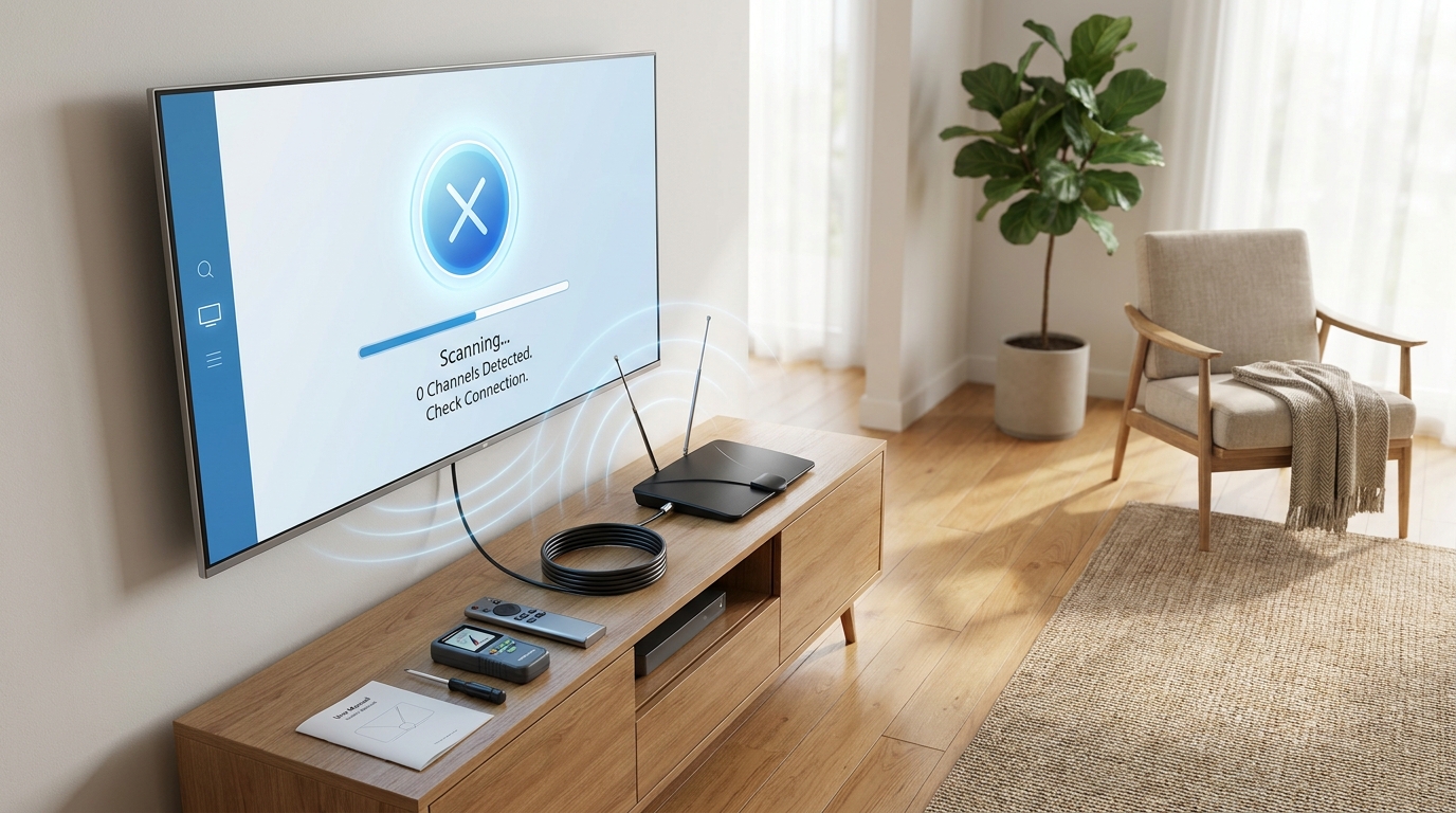 TV Can't Find Channels