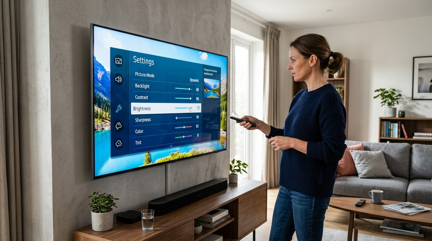 TV Keeps Auto Dimming?