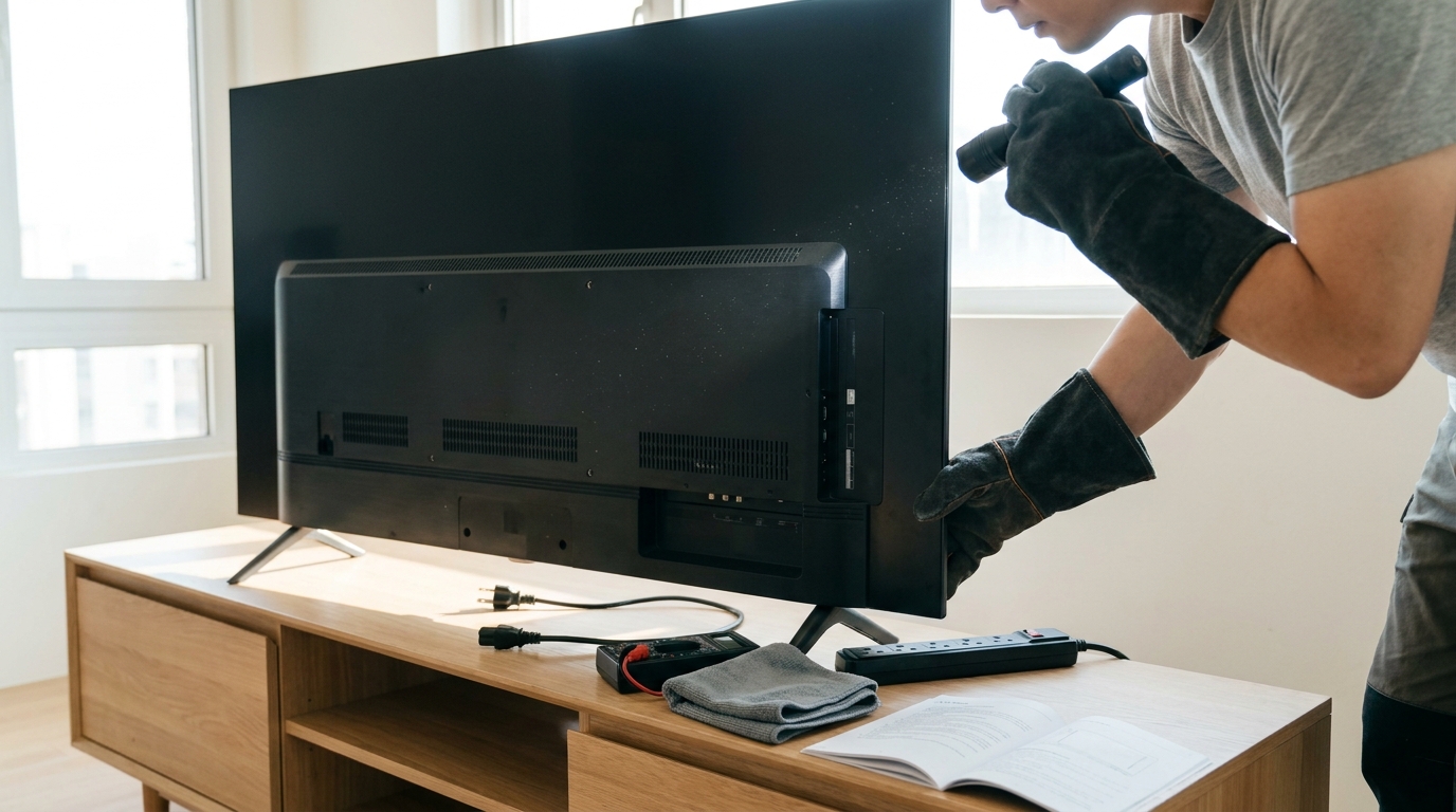 TV Smells Like Burned Plastic