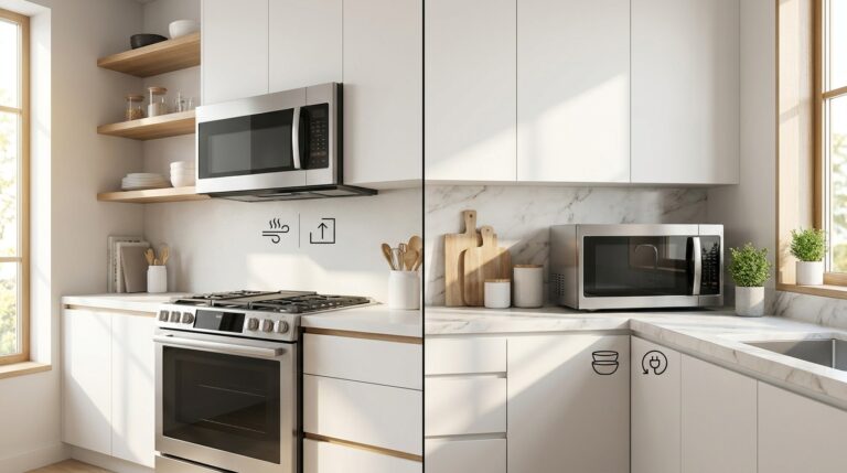 Over The Range Vs Countertop Microwaves