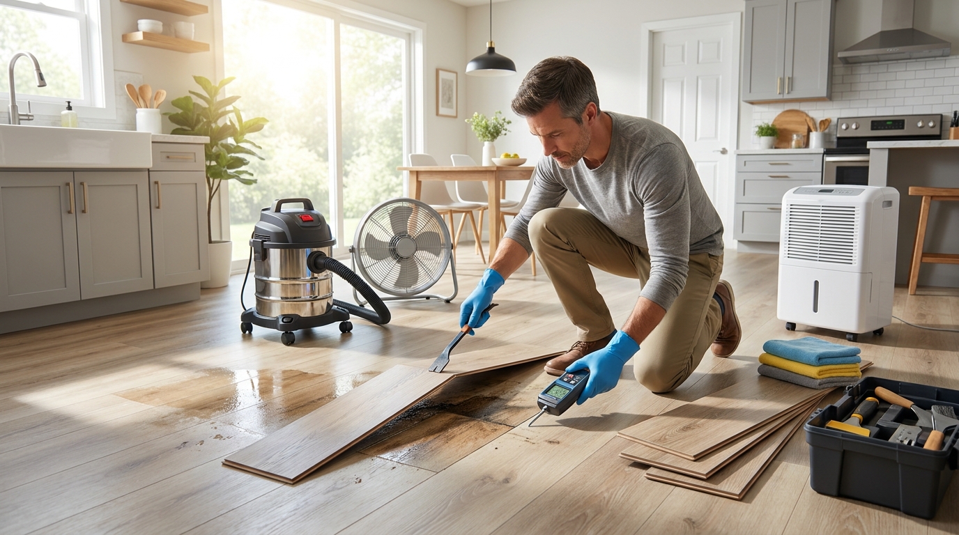 Water Under Laminate Floor