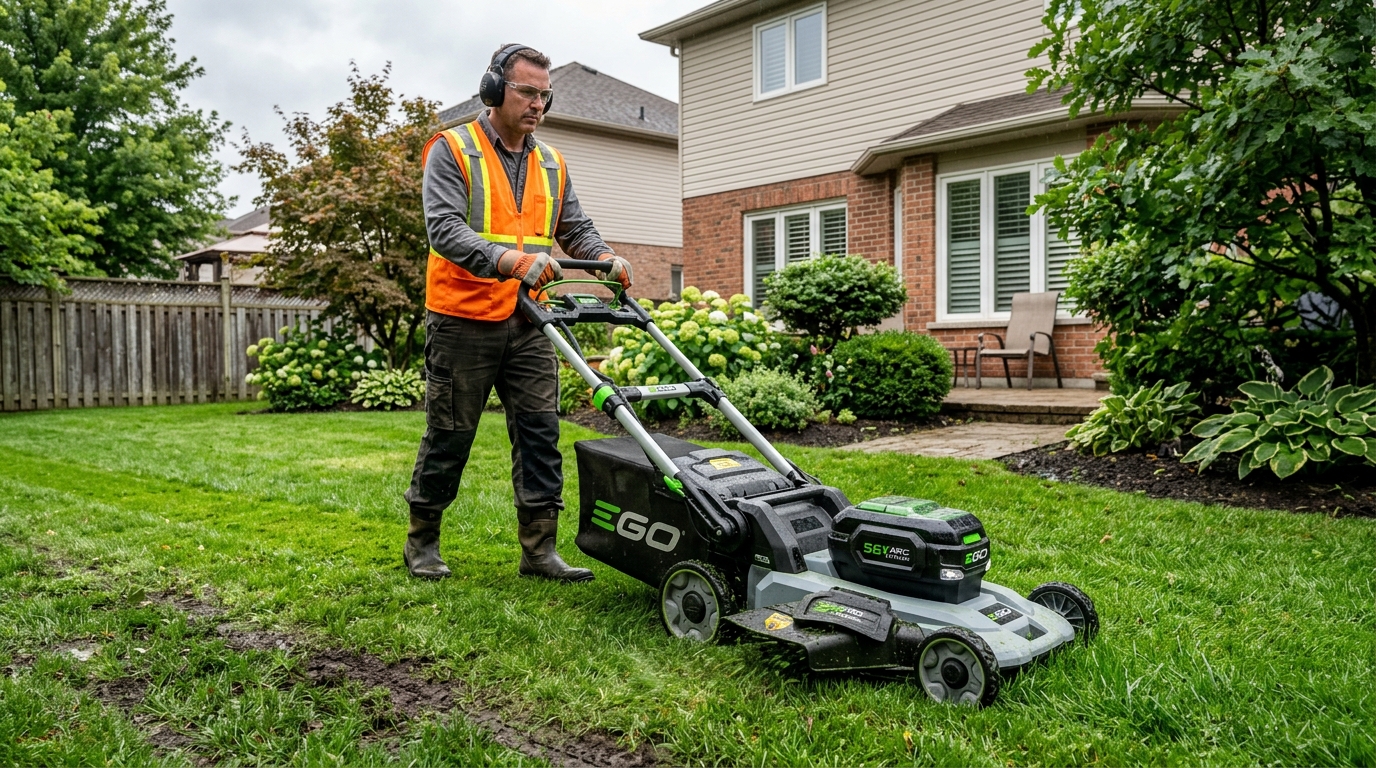 Wet Grass Electric Mower Safety Guide