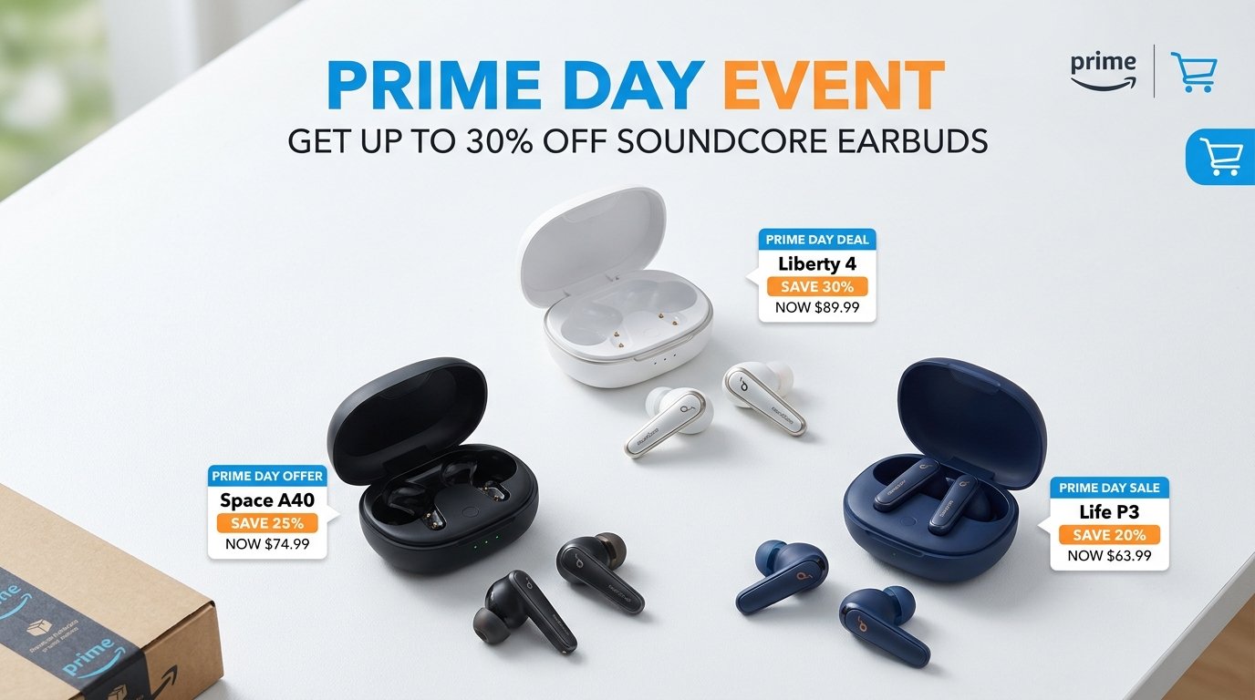 Best Amazon Prime Day Soundcore Earbud Deals 2026