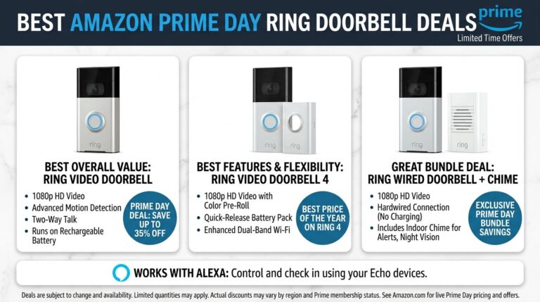Best Amazon Prime Day Ring Doorbell Deals 2026
