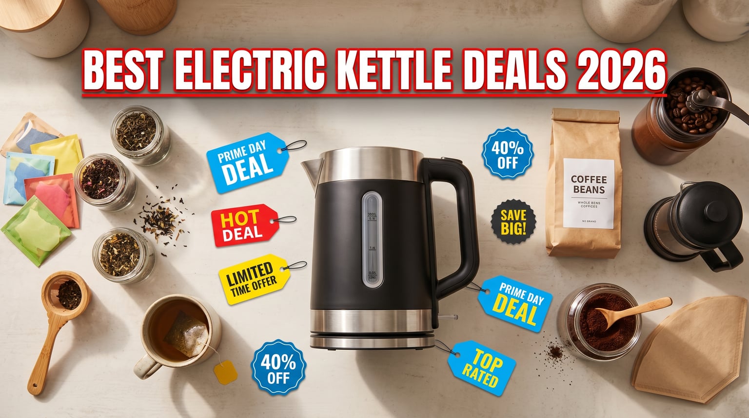 Best Amazon Prime Day Electric Kettle Deals 2026