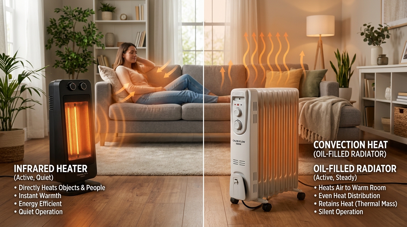 Infrared vs Oil Heaters