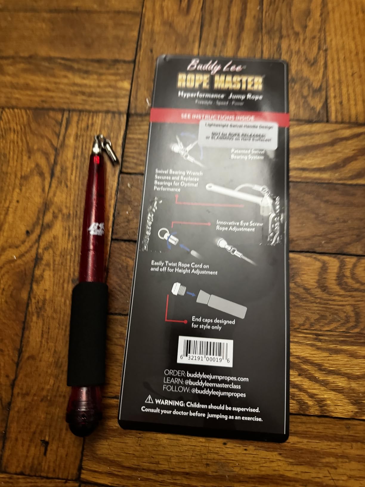Buddy Lee Jump Ropes Rope Master Original Ball Bearing Jump Rope, 9