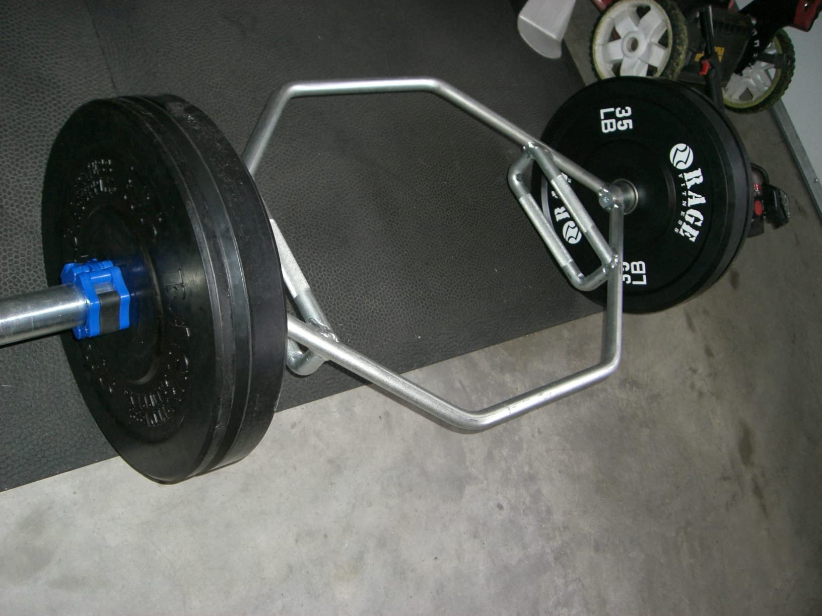Rage Fitness Olympic Bumper Plates - Rubber-Coated Weight Plates with Steel Insert for Strength Training & Gyms customer photo 2