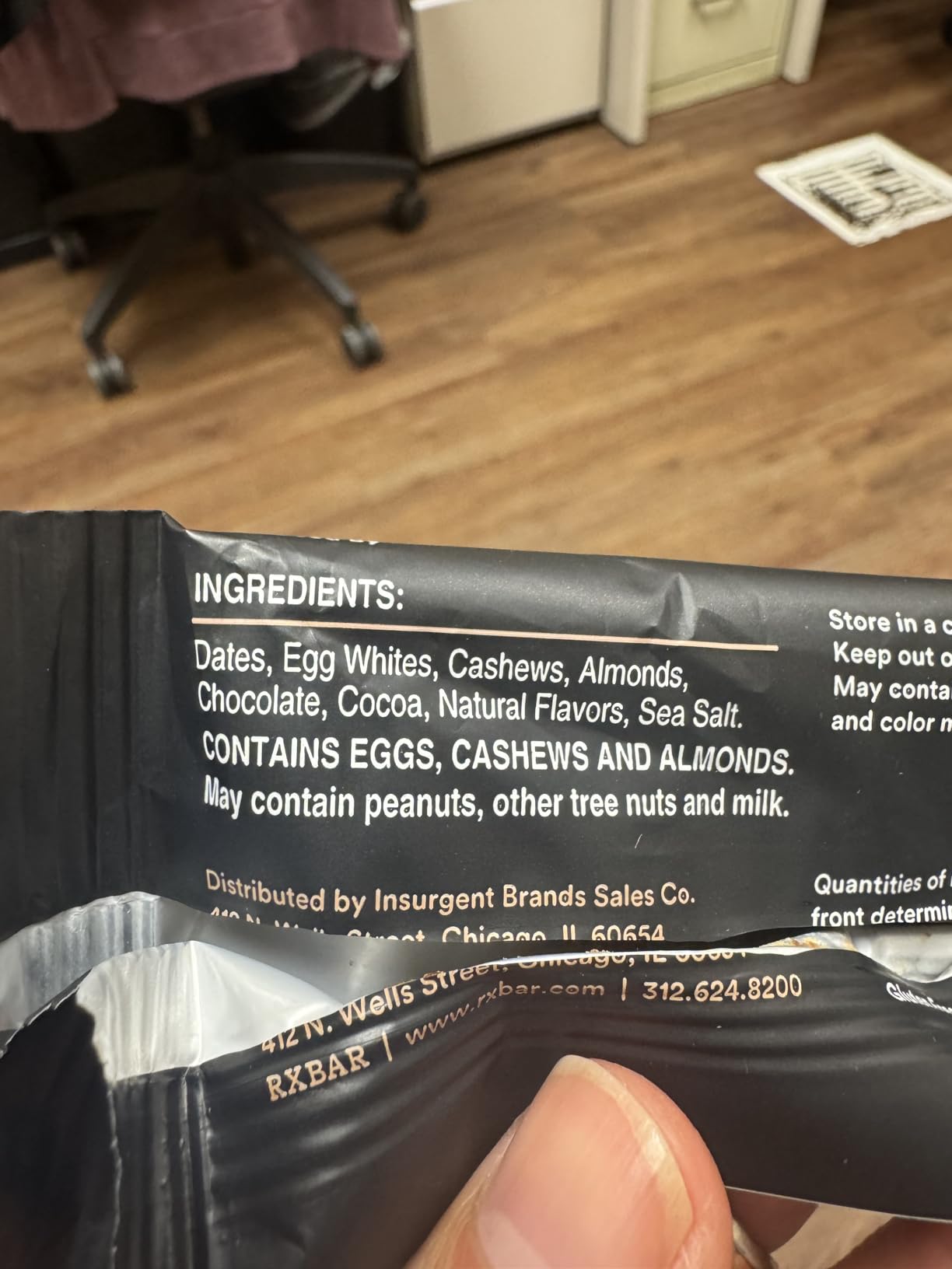 RXBAR Protein Bars, 12g Protein, Gluten Free Snacks, Chocolate Sea Salt, 22oz Box (12 Bars) customer photo 2