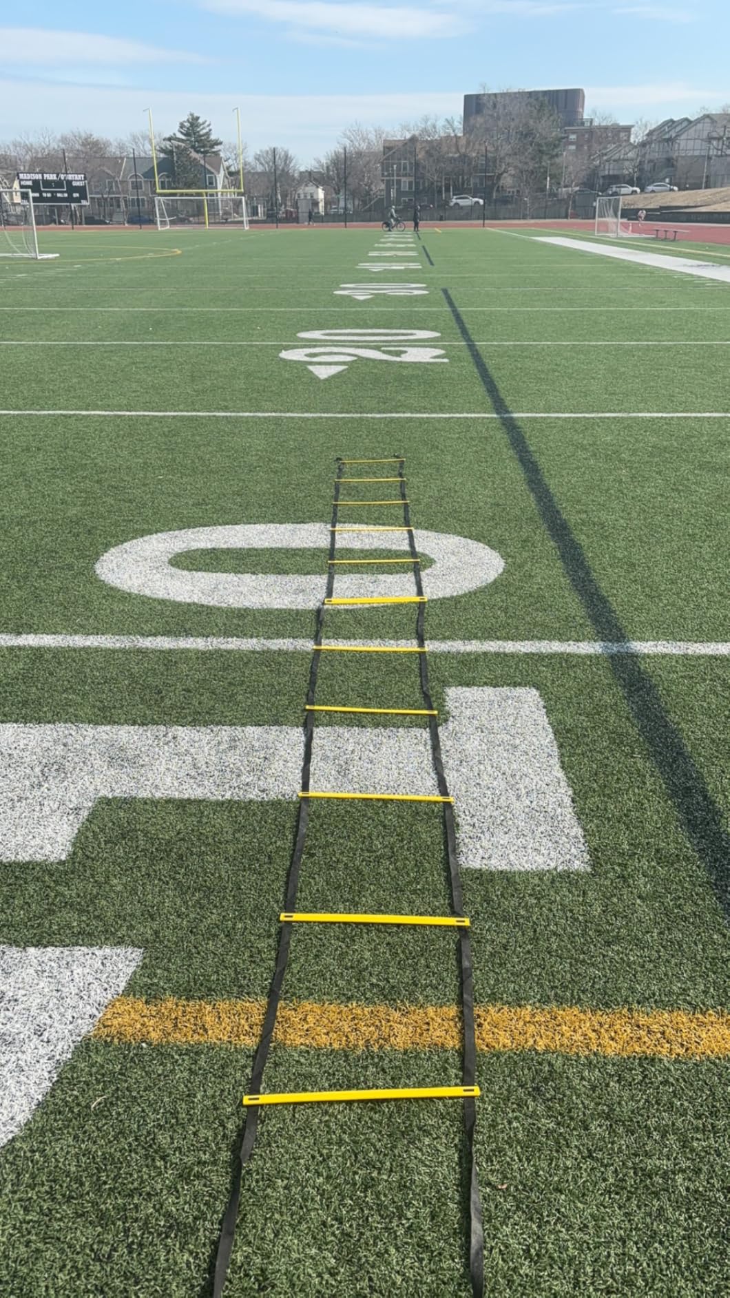 Teenitor Agility Ladder Speed Ladder Training Ladder for Soccer, Speed, Football Fitness Feet Training, 13 Rungs 23 Feet customer photo 1