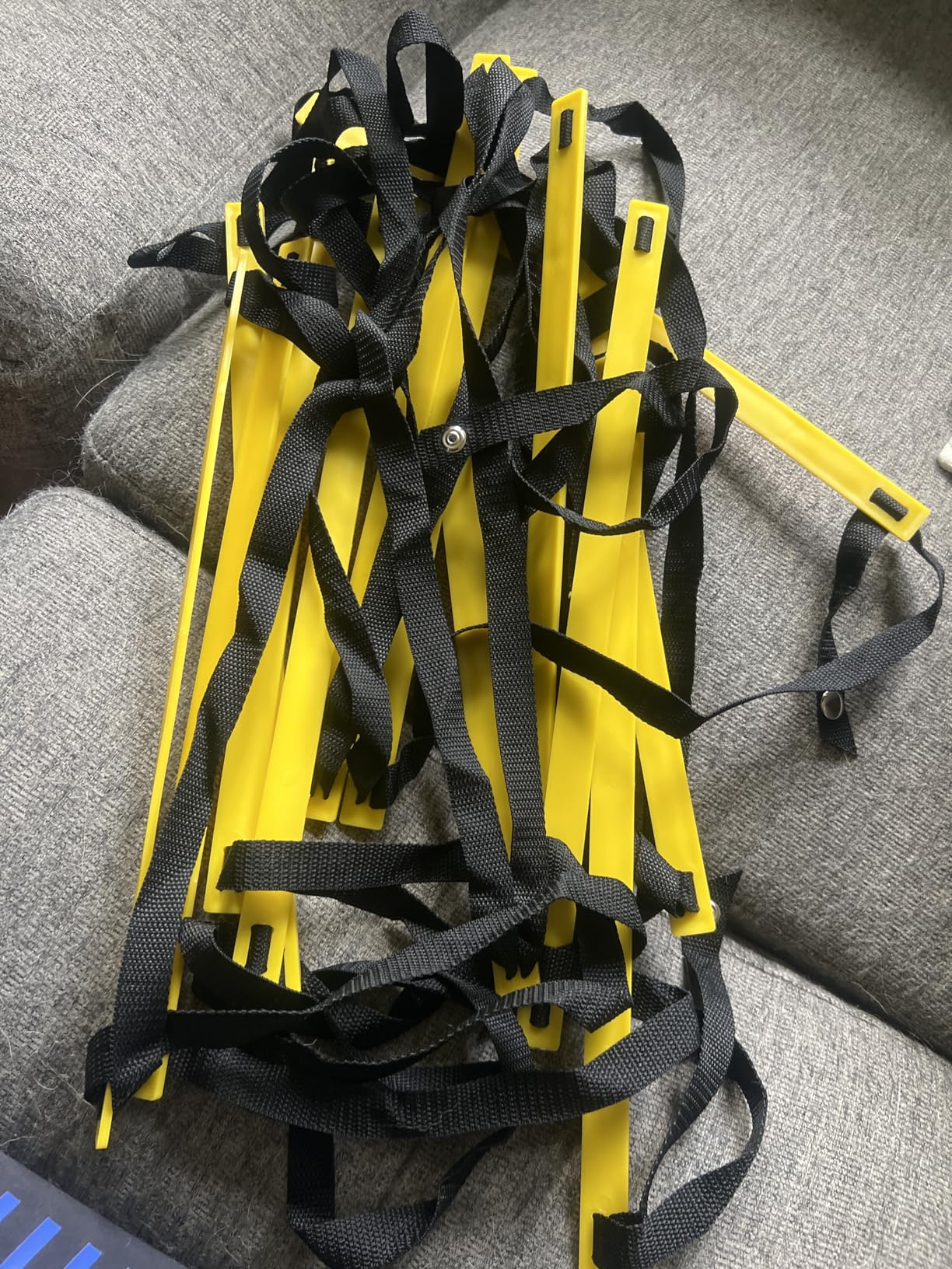 Teenitor Agility Ladder Speed Ladder Training Ladder for Soccer, Speed, Football Fitness Feet Training, 13 Rungs 23 Feet customer photo 2