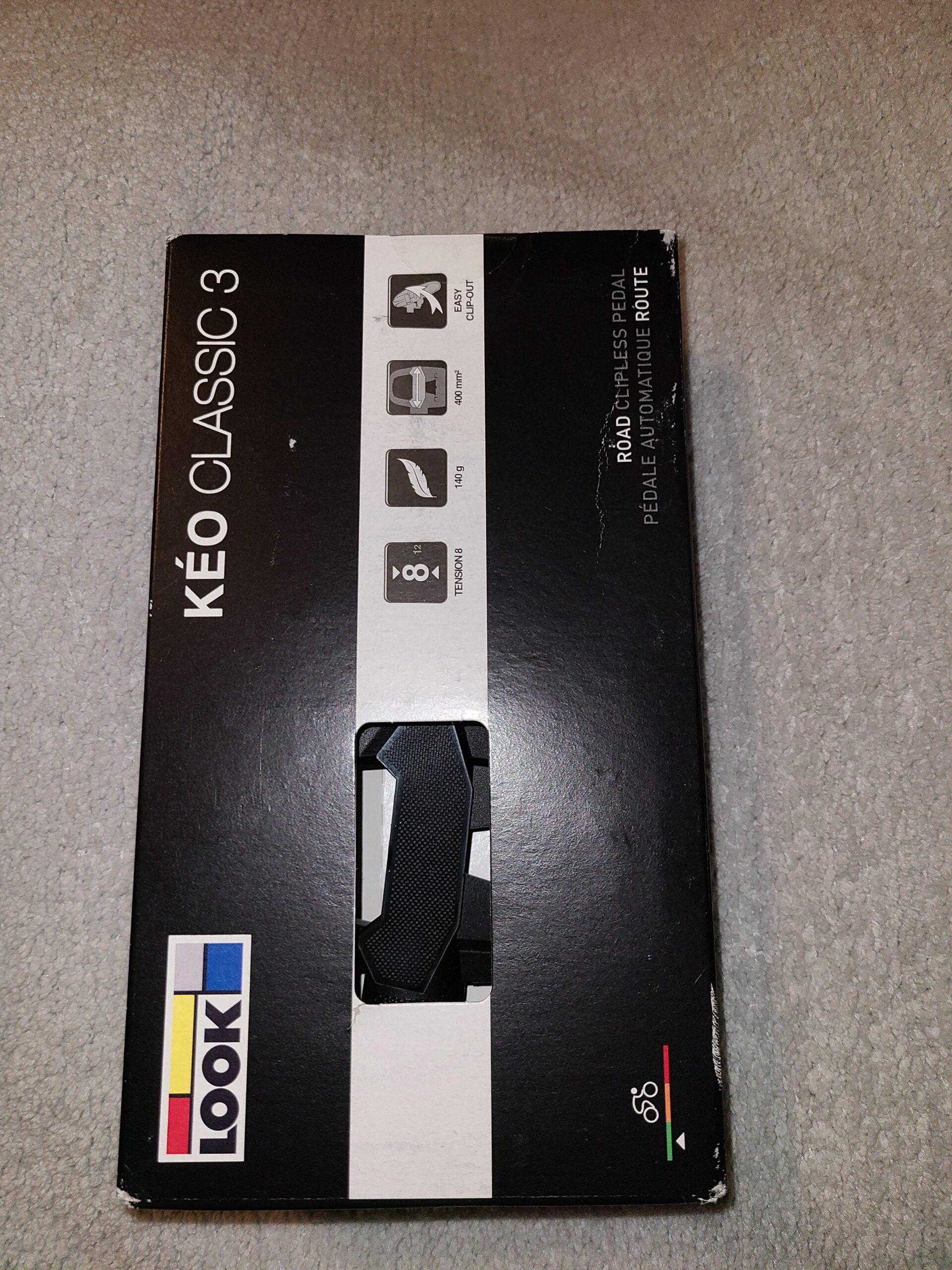 LOOK Cycle Bicycle Pedals, Keo Classic 3 Plus Clipless Pedals, 400 Mm Squared Platform Area Easily Adjustable Tension Composite Body Material Chromoly Spindle customer photo 2