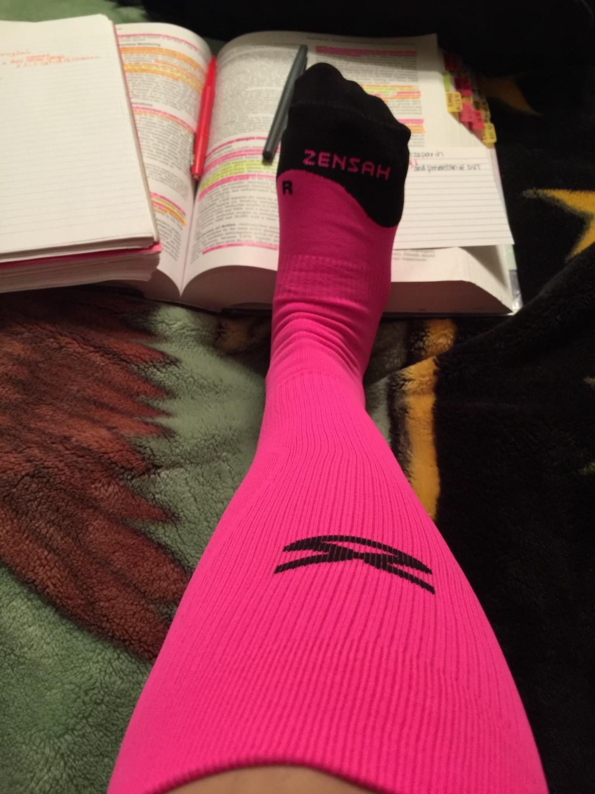 CEP Tech+ Compression Socks - Knee High Running Socks for Sports, Travel, Made in Italy customer photo 2