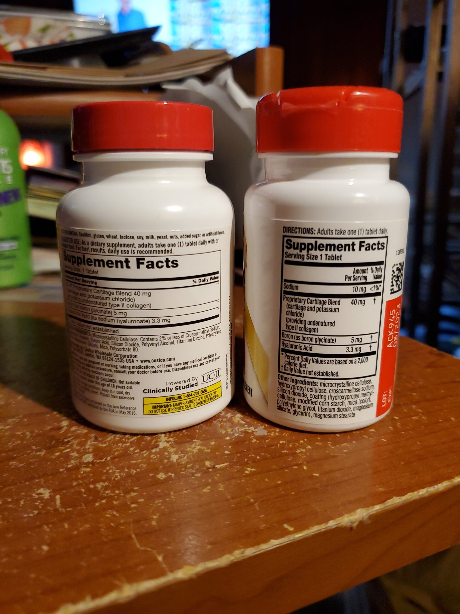 Kirkland Triple Action Joint Health Type II Collagen, Boron and HA - 110 Count customer photo 1