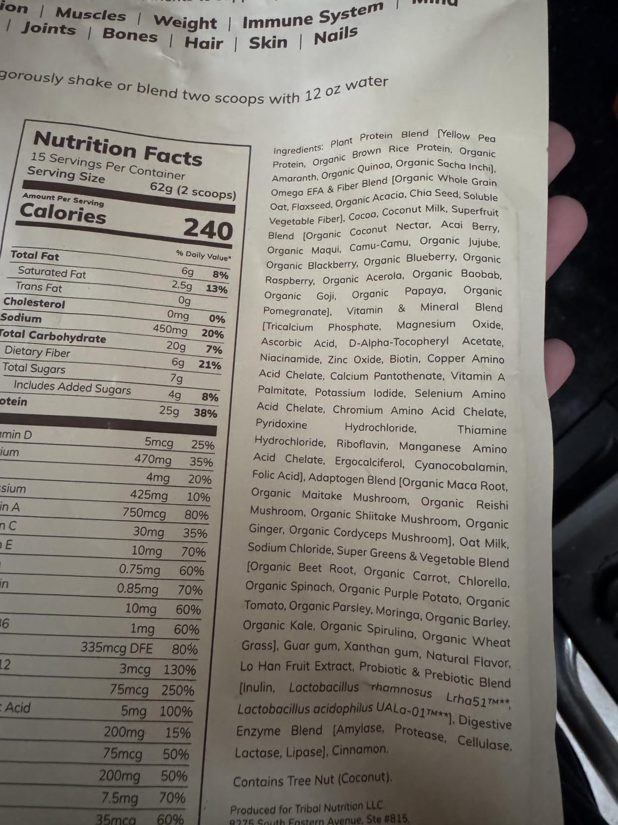 Ka'Chava Whole Body Meal Shake Chocolate 2 lb - Vegan Protein Powder with 85+ Superfoods & Greens - Plant-Based Meal Replacement (15 Servings) customer photo 1
