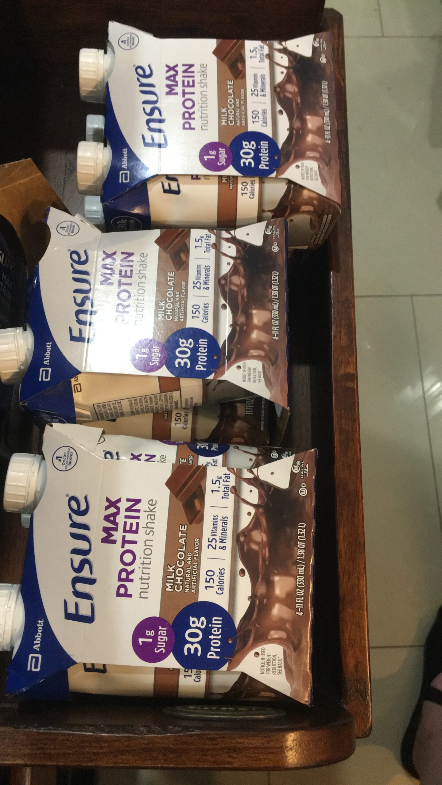 Ensure Max Protein Shake | Milk Chocolate | Ready to Drink | 30g Protein for Muscle Health | 1g Sugar, 4g Fiber | 11 fl oz, 12 Pack customer photo 2