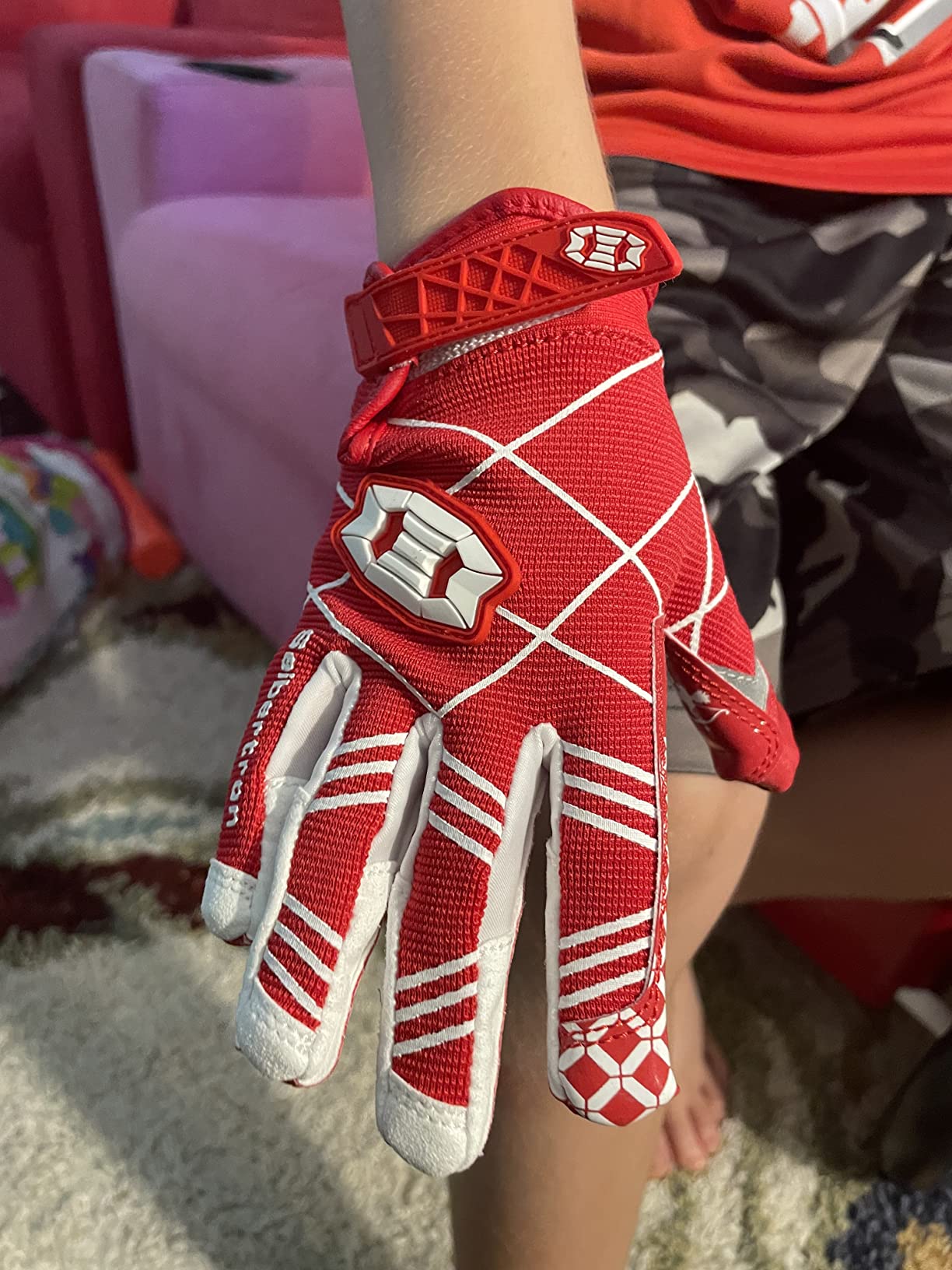Seibertron Pro 3.0 Twelve Constellations Elite Ultra-Stick Football Receiver Gloves | Super Sticky Grip for Youth Kids Boys 8-12 Girls & Adult Men & Women customer photo 1