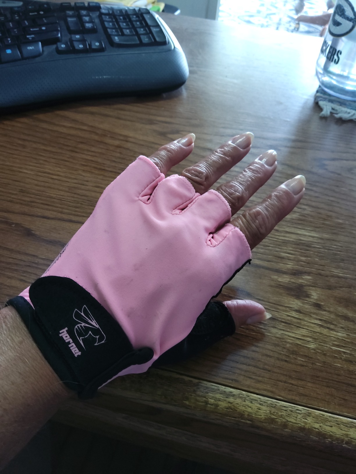 Hornet Watersports Light Pink Rowing Gloves for Women Ideal for Indoor Rowing, Sculling, Kayak, SUP, Outrigger Canoe, Dragon Boat and Other Watersports customer photo 1