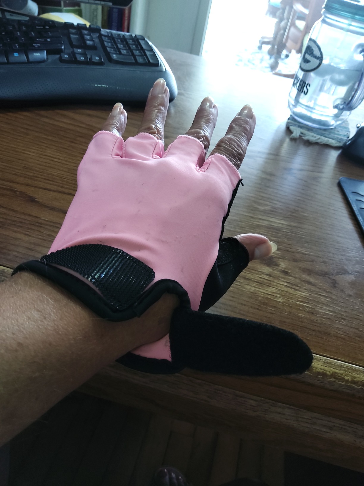 Hornet Watersports Light Pink Rowing Gloves for Women Ideal for Indoor Rowing, Sculling, Kayak, SUP, Outrigger Canoe, Dragon Boat and Other Watersports customer photo 2