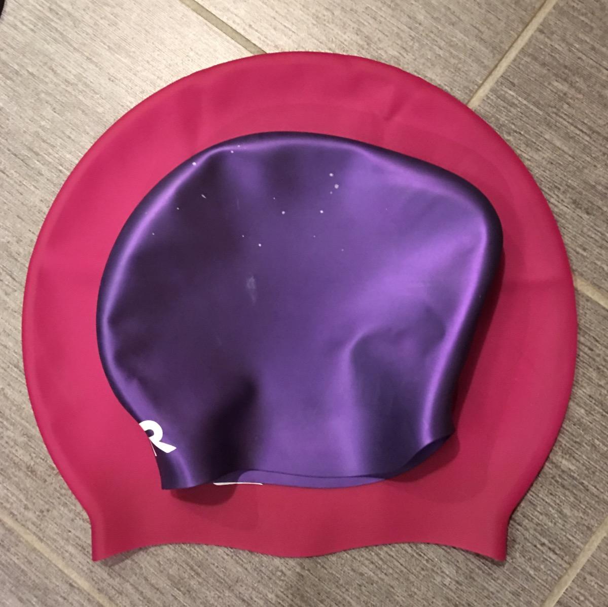 Large Swim Cap for Long Hair - Waterproof Durable Silicone Swimming Cap for Braids, Dreadlocks, Weaves, Afros, Curls - Swim Caps for Women & Men - Anti-Leak Seal for Pool, Beach, Laps & Water Workouts customer photo 2