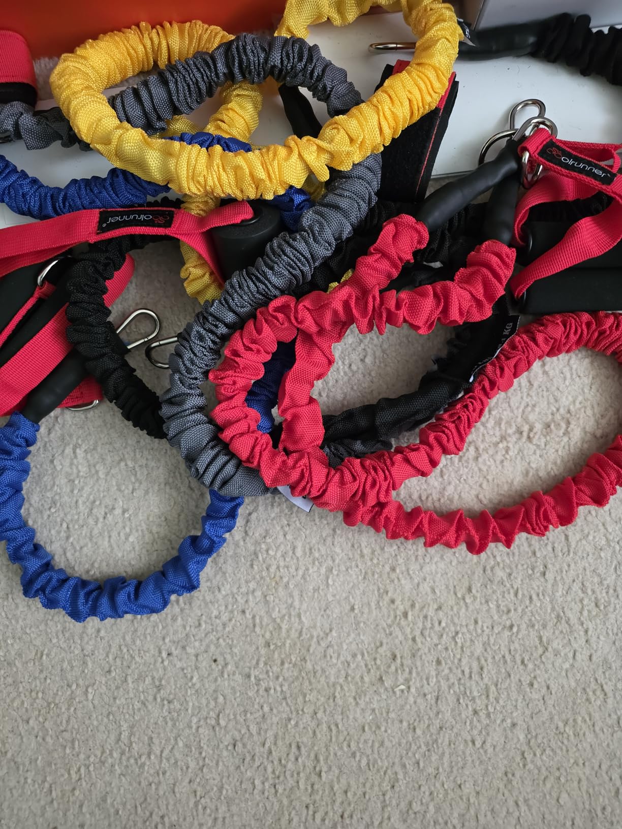 Coolrunner 14 PCS Resistance Bands Set, Exercise Tubes, 20lbs to 40lbs Workout Bands with Handles, Door Anchor, Ankle Strap - up to 150lbs customer photo 1
