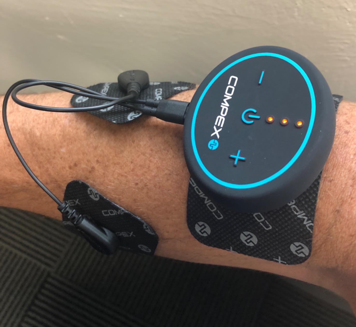 Compex Mini Wireless Electric Muscle Stimulator EMS with Tens 2 Pods, Smartphone Compatible with Mobile App Apple & Android for Workouts & Training Log customer photo 1