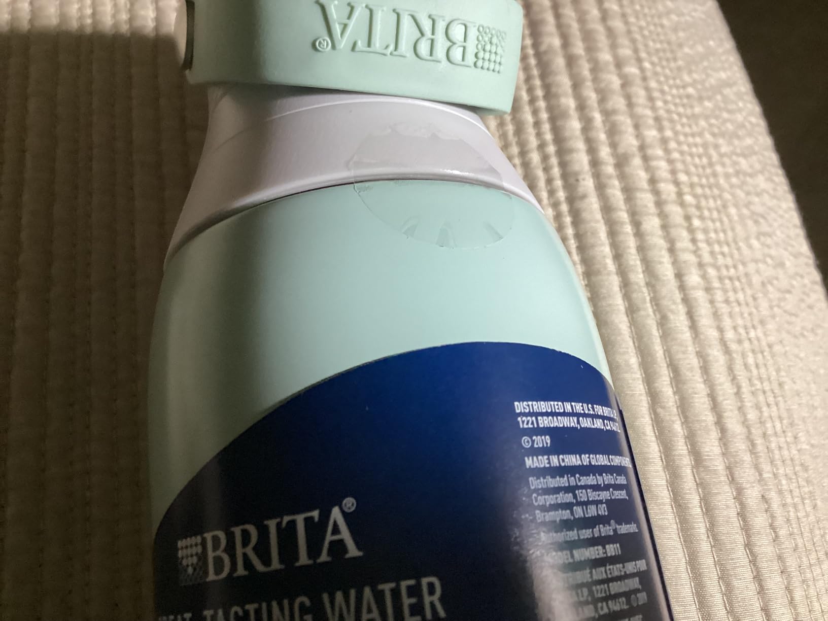 Brita Stainless Steel Premium Filtering Water Bottle, BPA-Free, Reusable, Insulated, Replaces 300 Plastic Water Bottles, Filter Lasts 2 Months or 40 Gallons, Includes 1 Filter, Glacier - 20 oz customer photo 1