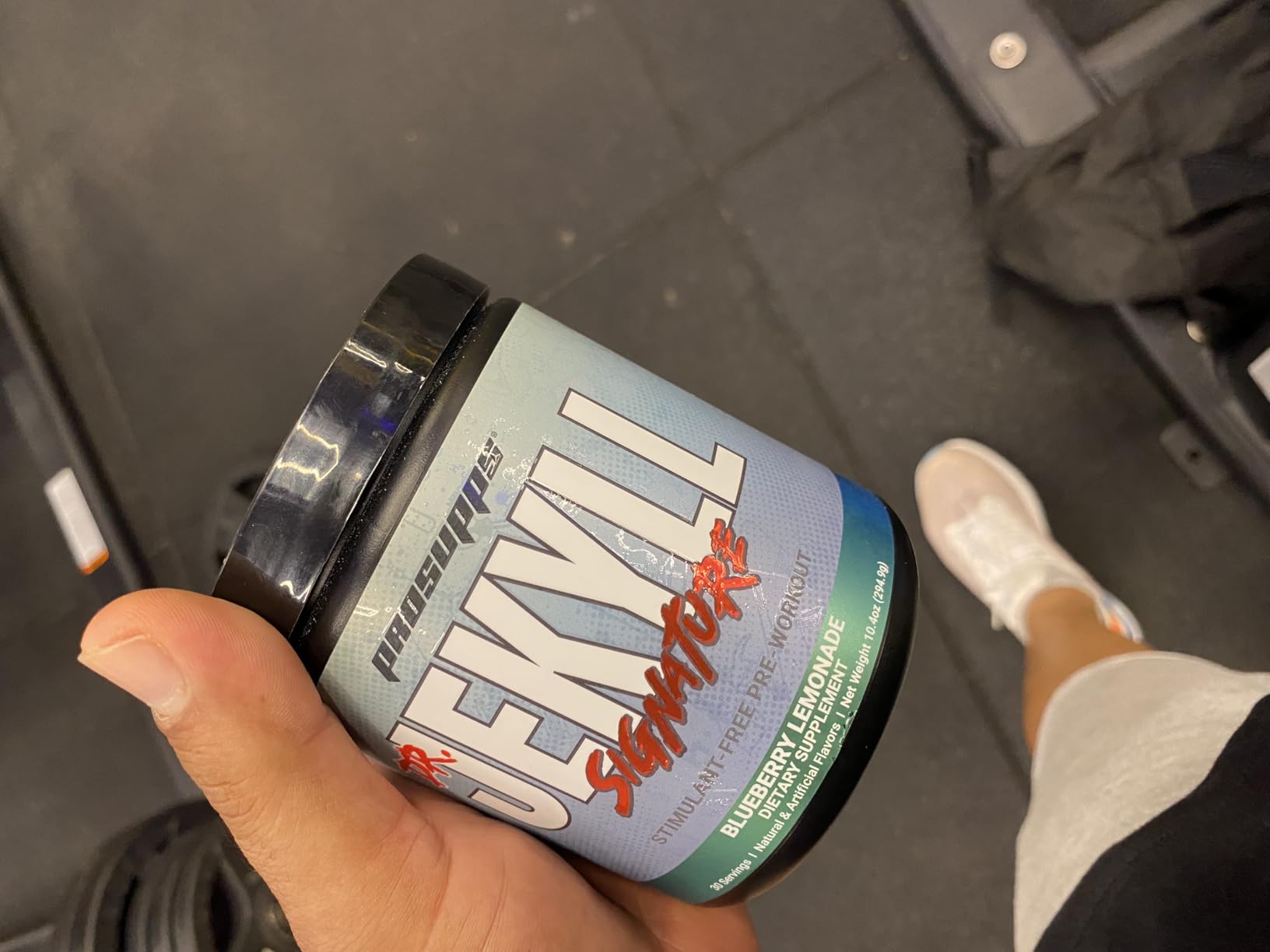 ProSupps Dr. Jekyll Signature Pre Workout Powder with Creatine - Stim-Free Preworkout Supports Focus & Endurance - Caffeine-Free Gym & Fitness Supplements (Blueberry Lemonade, 30 Servings) customer photo 1