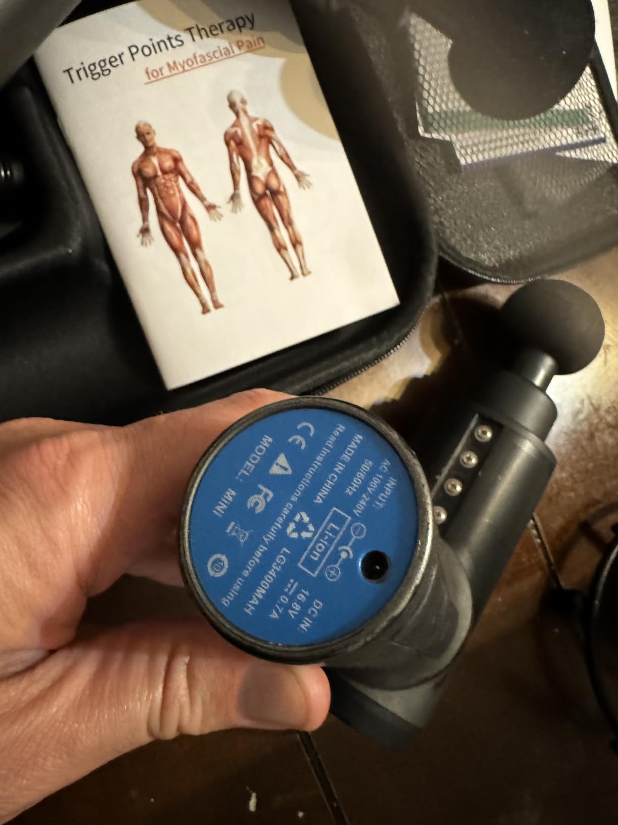 Medcursor Massage Gun - High Intensity Brushless Motor, Handheld Percussion Deep Tissue Massager with 6 Massage Heads for Sore Muscle and Stiffness, Valentines Day Gifts (Gray) customer photo 1