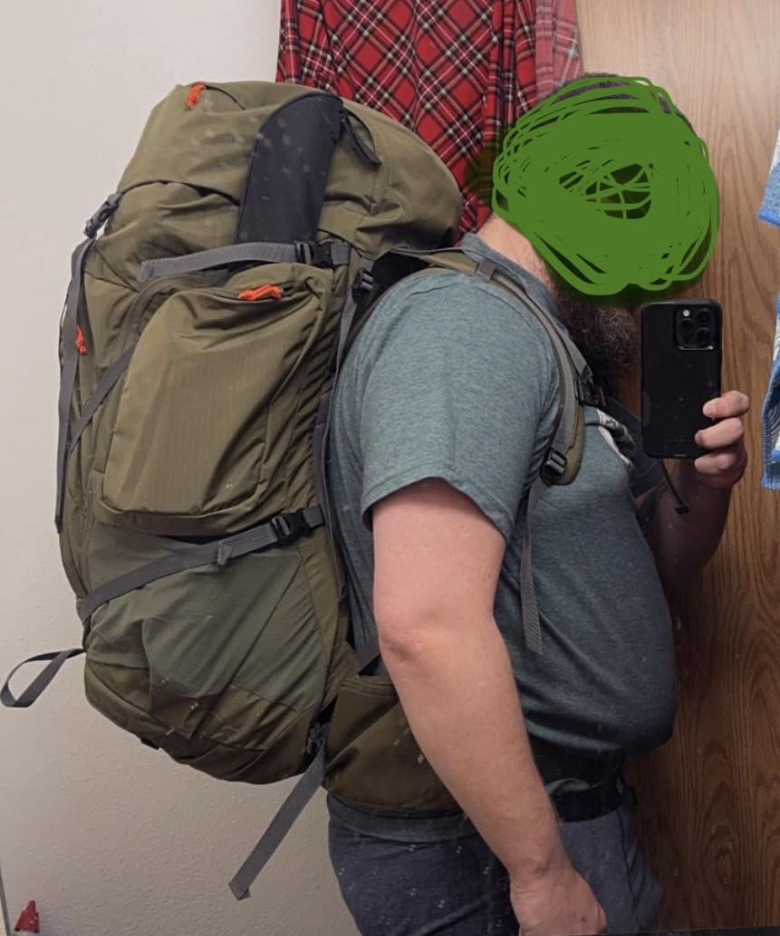 Kelty Coyote 65L Internal Frame Backpack - Hiking, Backpacking, Travel, Hydration Compatible, Dark Olive customer photo 1