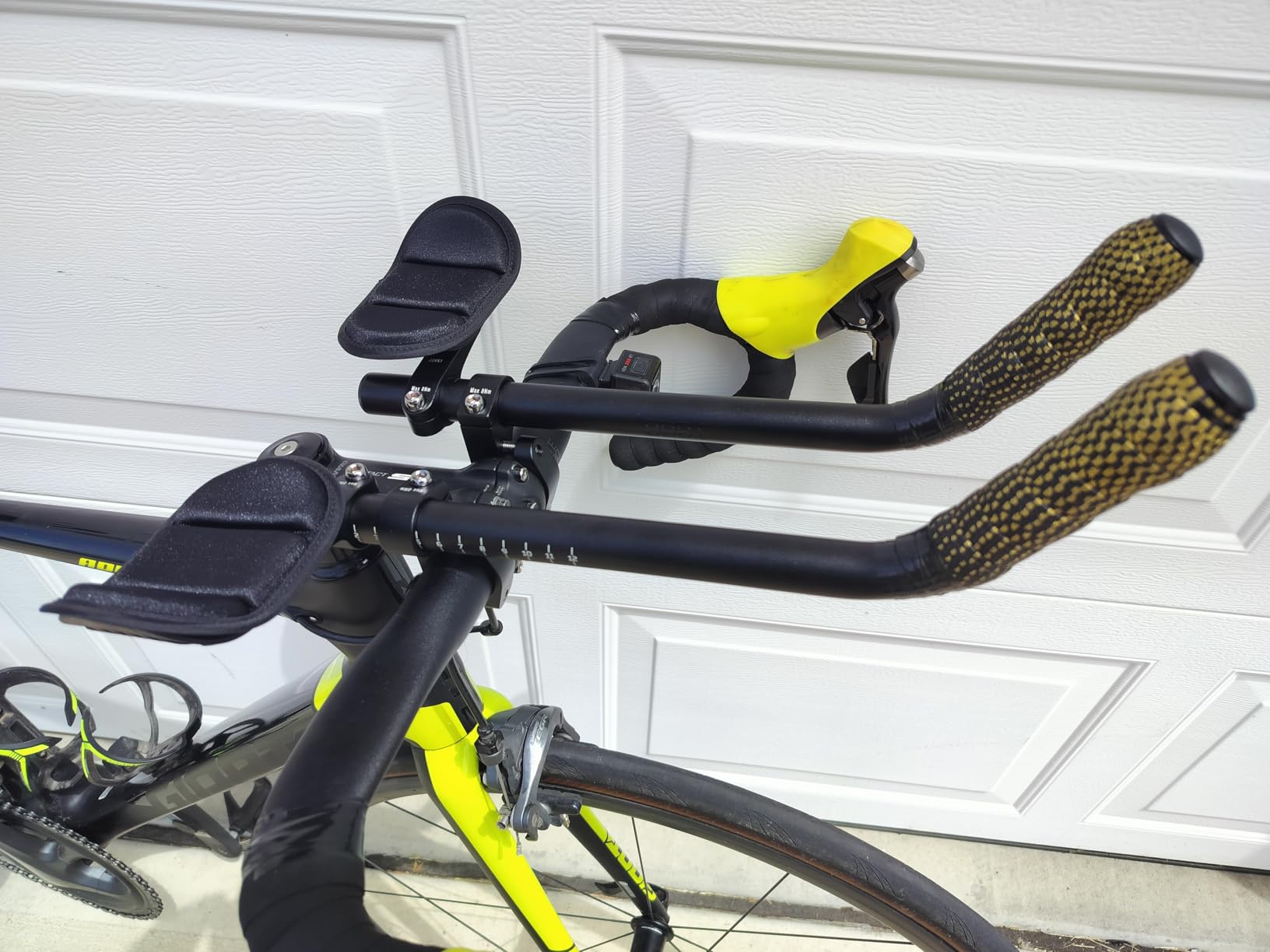 BBB Cycling AeroMax BHB-60 Aluminium Two-Piece Tri Aero Bars for Road Bike, Aerodynamic J-Bend customer photo 2