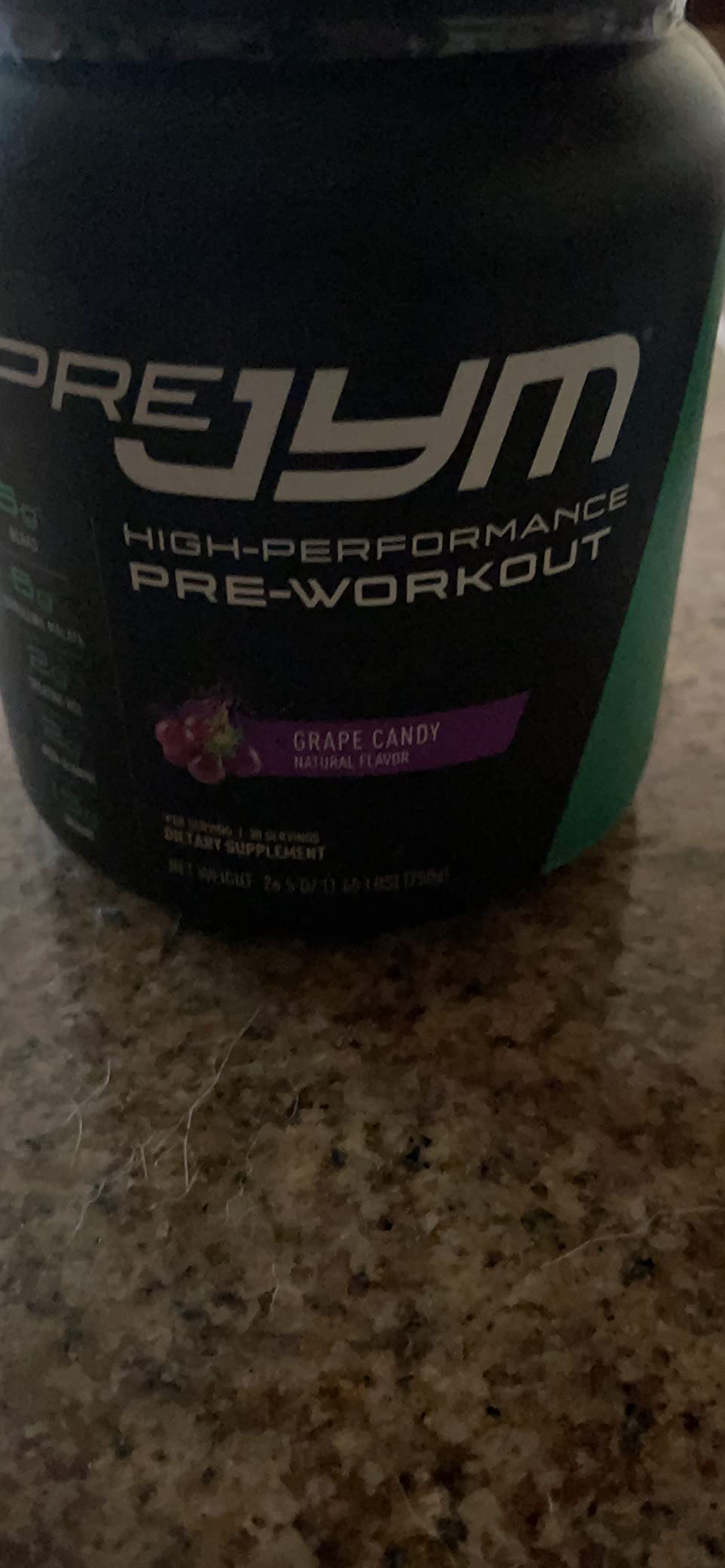JYM Supplement Science Pre JYM Grape Candy Pre Workout Powder, BCAAs, Nootropics, Creatine HCI, Citrulline, Beta-Alanine, 30 Servings customer photo 2