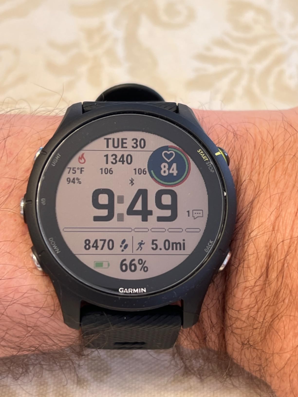 Garmin Forerunner® 255, GPS Running Smartwatch, Advanced Insights, Long-Lasting Battery, Slate Gray customer photo 1
