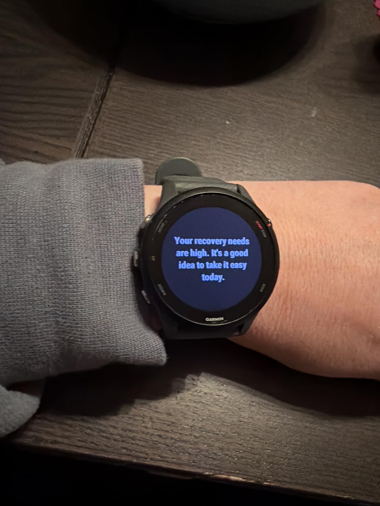 Garmin Forerunner® 255, GPS Running Smartwatch, Advanced Insights, Long-Lasting Battery, Slate Gray customer photo 2