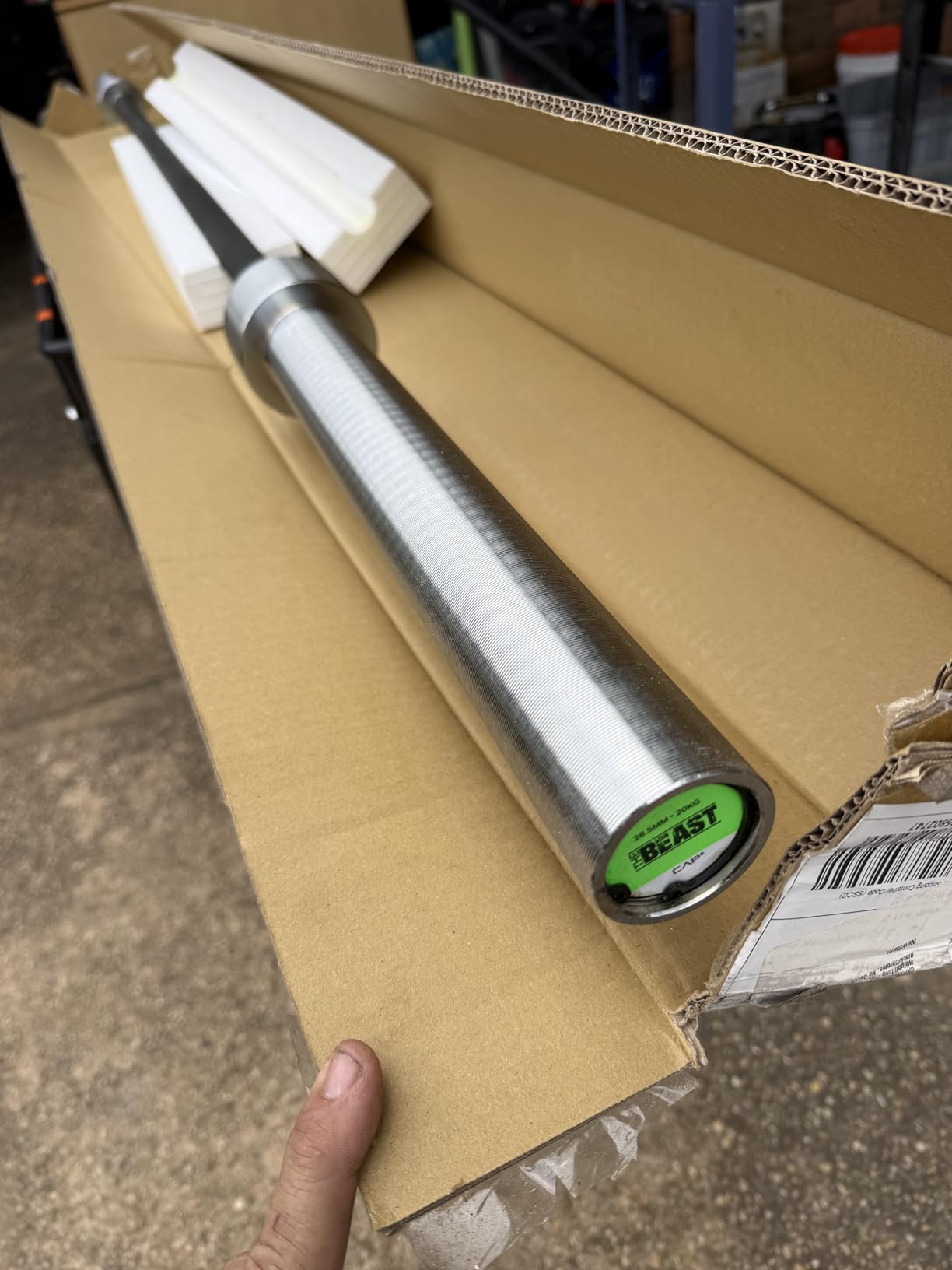 CAP Barbell 7-Foot Olympic Barbell Pro Series | Olympic & Power Bar Options customer photo 1