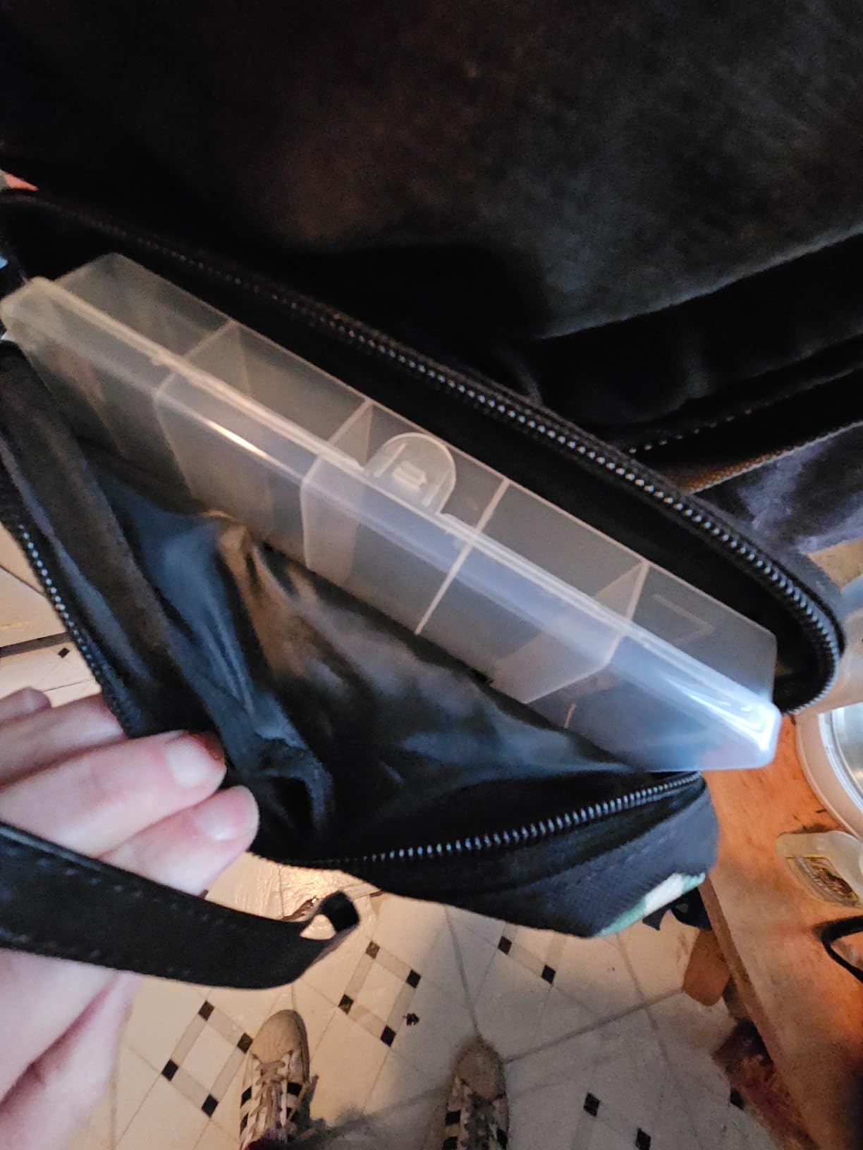 Fishing Tackle Sling Bag with Adjustable Strap - Water-Resistant TPE Fabric customer photo 2