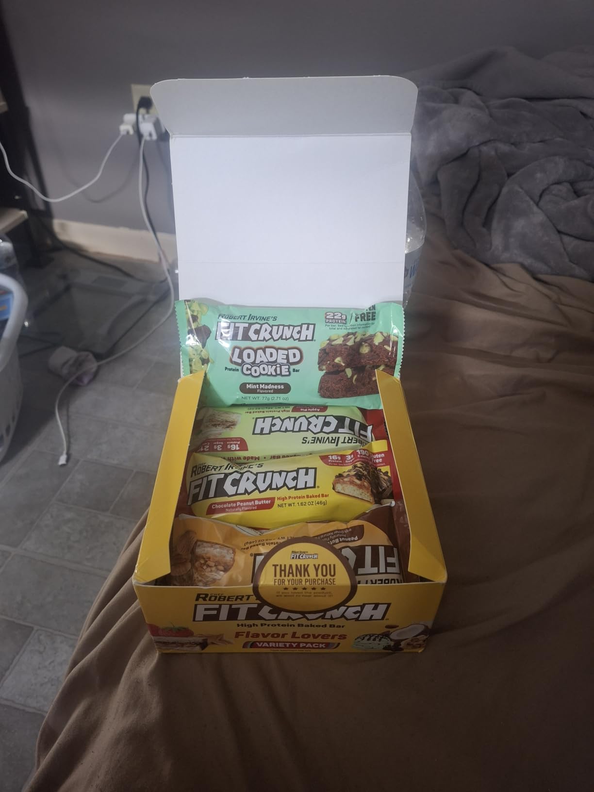 FITCRUNCH Snack Size Protein Bars, 6-Layer Baked Bar, 3g of Sugar, Gluten Free & Soft Cake Core (9 Count, Flavor Lovers) customer photo 2