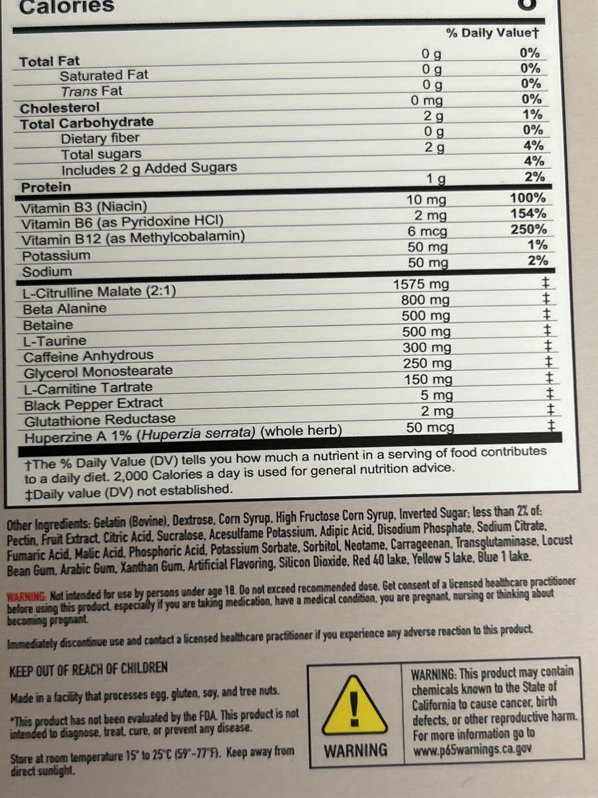Kodagenix Pre Workout Gummies for Men and Women with Caffeine, L-Citrulline and Beta Alanine - World's First Preworkout Gummy - High Stim Preworkout - USA-Made - 30 Servings customer photo 2