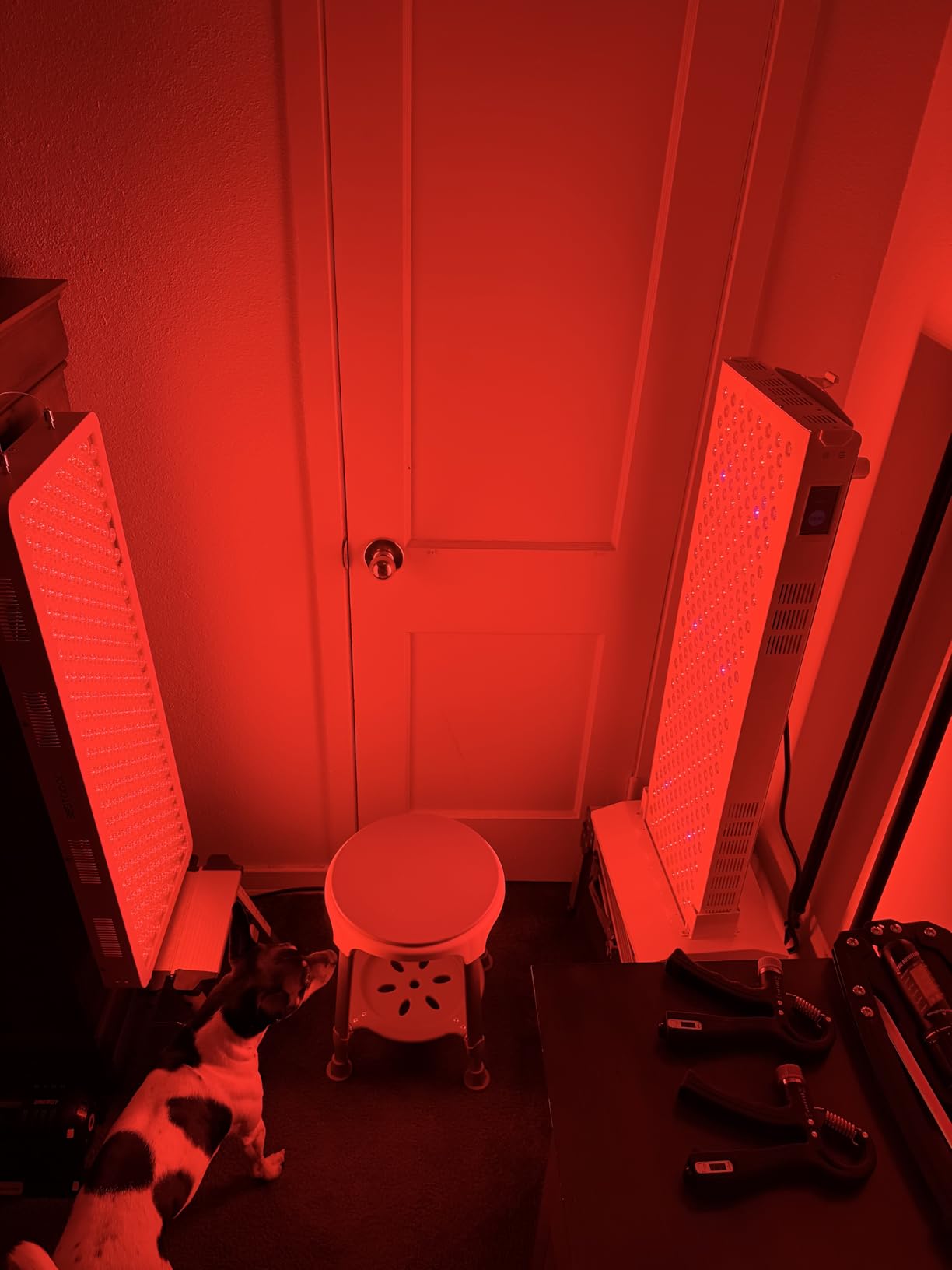BestQool Red Light Therapy Panel, 4 Wavelengths Full Body Infrared Light Therapy, 300 Elite Grade Dual Chip LEDs, FSA-HSA Red Light Device at Home, Ideal for Body, Face, Modular Design customer photo 2