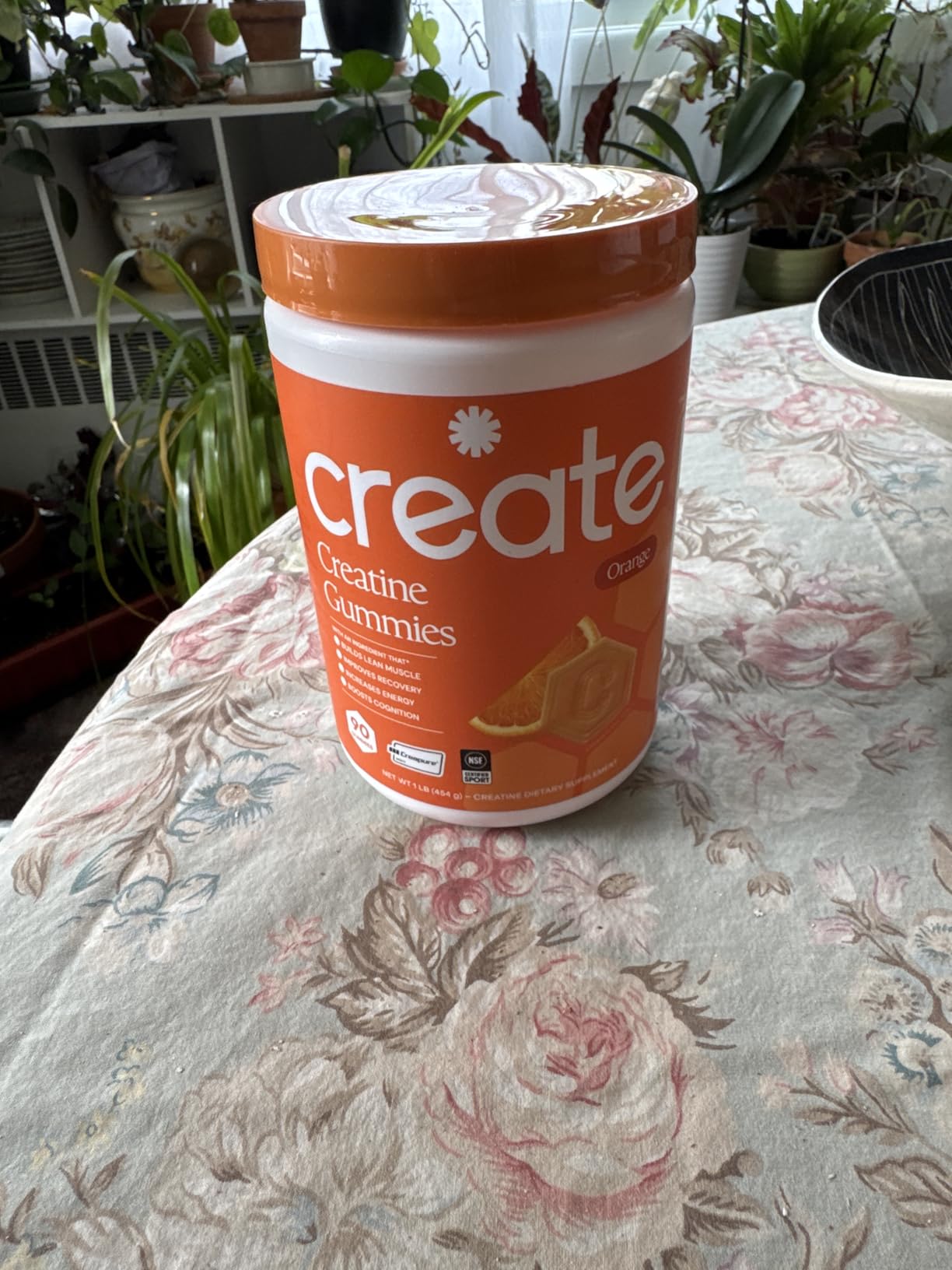 Create Creatine Monohydrate Gummies for Men & Women, Boost Focus, Strength, and Endurance, Anti-Melting Formula, Vegan, Gluten-Free, Non-GMO, 1.5g of Creatine per Gummy (Orange) customer photo 2