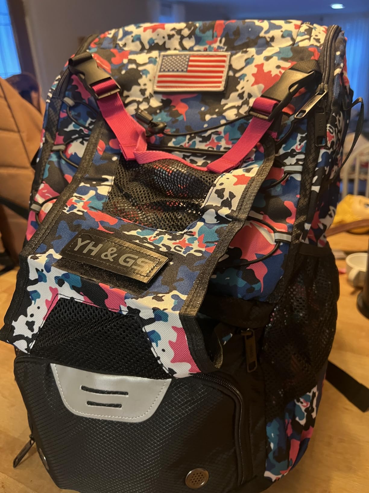 Softball Bag, Softball Bat Bag For Youth Adults, Baseball Bag with Fence Hook for TBall Bat & Equipment, Lightweight Baseball Bat Backpack with Shoe Compartment, Large Main Compartment for Helmet customer photo 1