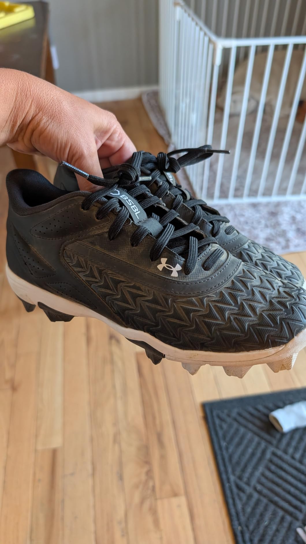 Under Armour Boys' Leadoff Low RM Jr 3.0 Baseball Shoes customer photo 1