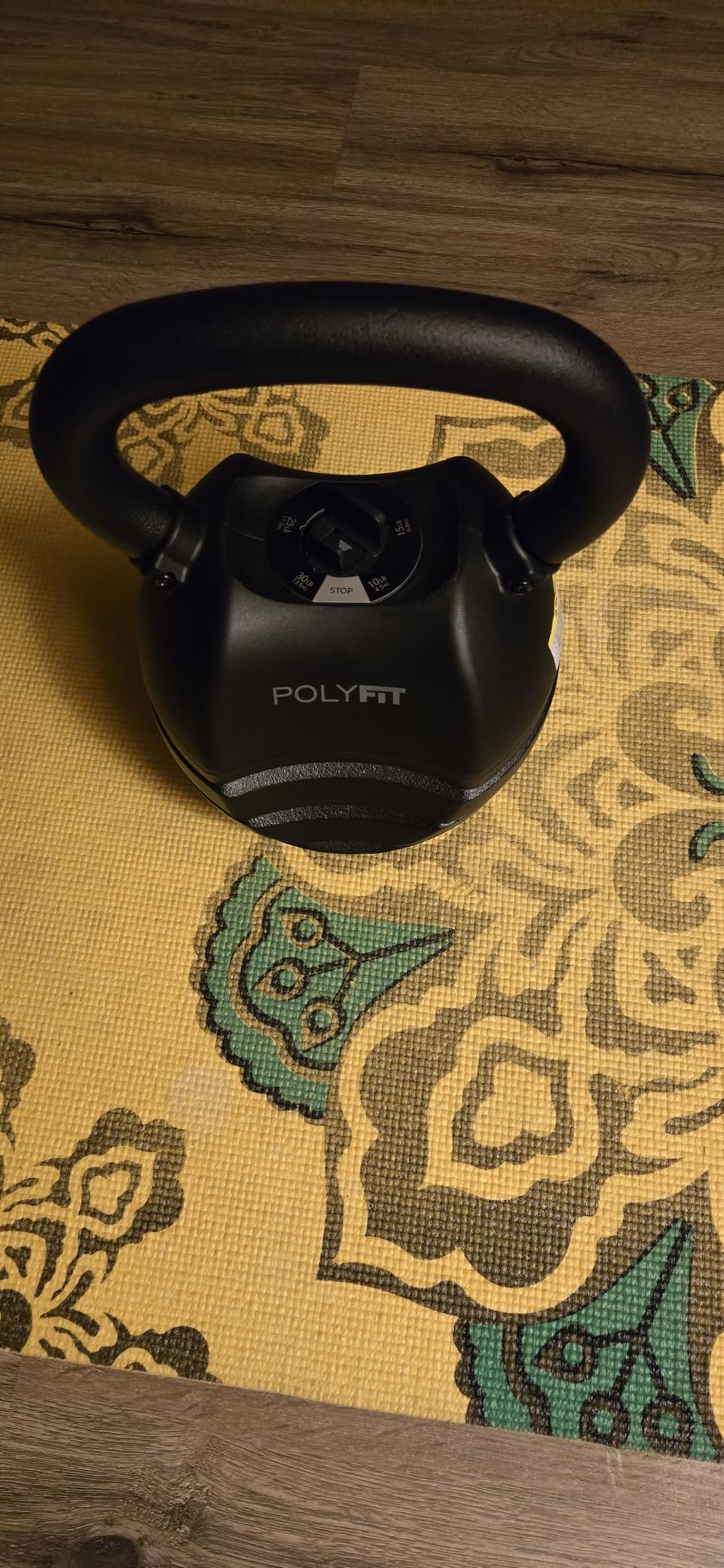 Polyfit Adjustable Kettlebell Set - 5-in-1 Weights for Home Gym customer photo 2