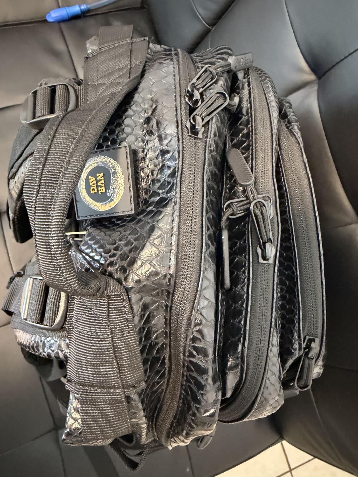 WOLFpak 35L Tactical Gym Backpack (Alpha Black White Accents) Durable 1000D Waterproof Oxford Material with MOLLE Webbing, Laptop Pocket & Dual Cup Holders, Durable Fitness/Travel/Military Daypack customer photo 1