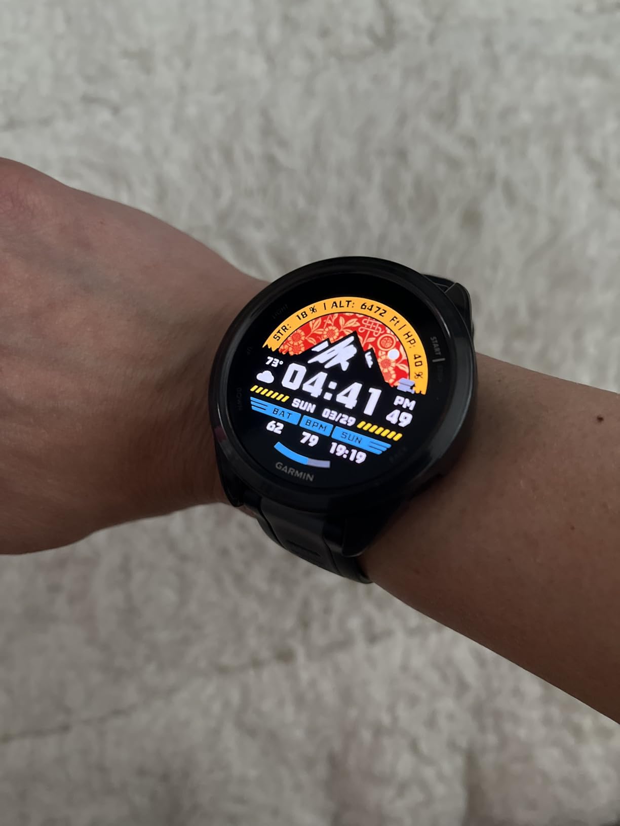 Garmin Forerunner 165 Music, Running Smartwatch, Colorful AMOLED Display, Training Metrics and Recovery Insights, Music on Your Wrist, Turquoise customer photo 2